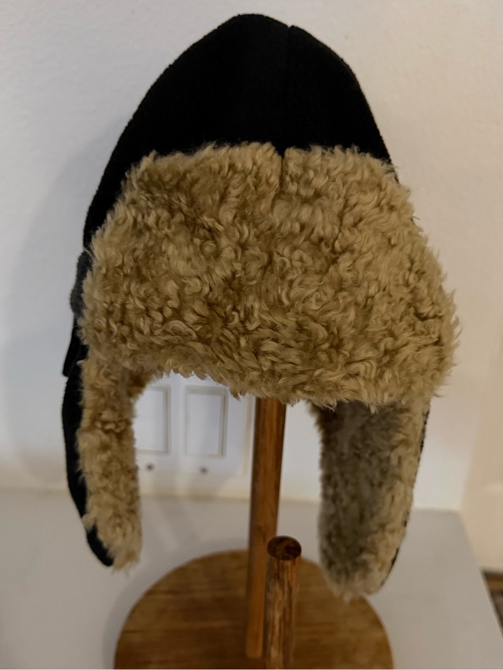 GAP Kids Fleece-Lined Hat in Bright Orange and Brown